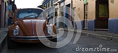 Volkswagen beetle Stock Photo