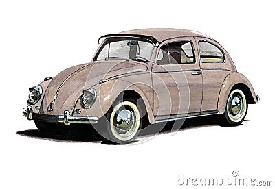 Volkswagen Beetle Editorial Stock Photo