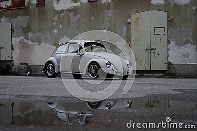Volkswagen Beetle 1967 - Cal Look Editorial Stock Photo