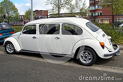 Volkswagen (VW) Beetle Limousine - Stretched Limo Editorial Stock Photo