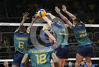 volleyball brazil Editorial Stock Photo