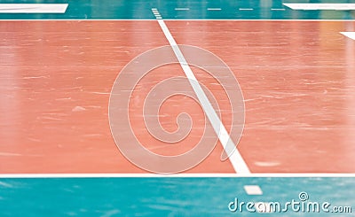 Volleyball floor Stock Photo