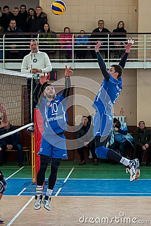 volleyball game dnipro vs kazhani ukrainian super league men Editorial Stock Photo