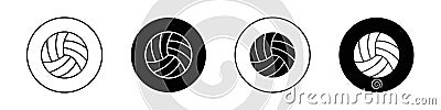 volleyball icon Vector Illustration