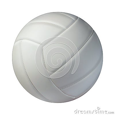 Volleyball Isolated Stock Photo