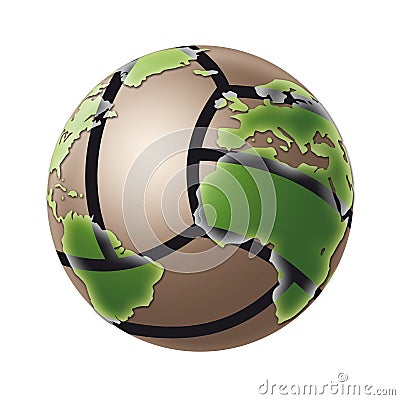 Volleyball World Stock Photo