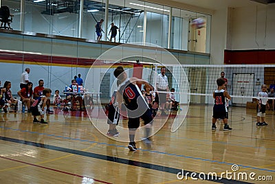 Vollyball World Dwarf Games 2017 Editorial Stock Photo