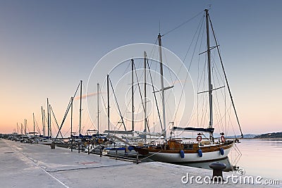 Volos city. Editorial Stock Photo