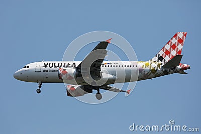 Volotea Plane taking off from airport Editorial Stock Photo