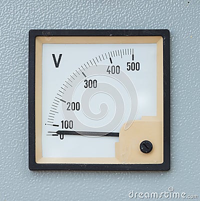 Volt meter Stock Photo