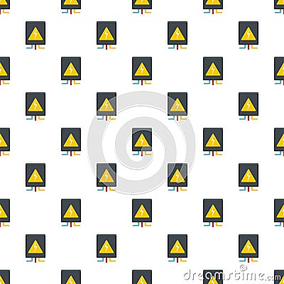 Voltage equipment pattern seamless vector Vector Illustration