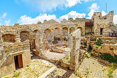 Volterraio Castle Elba Stock Photo