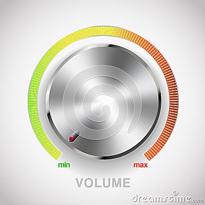 Volume icon Cartoon Illustration