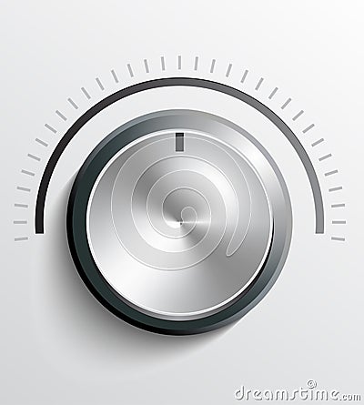 Volume knob Vector Illustration