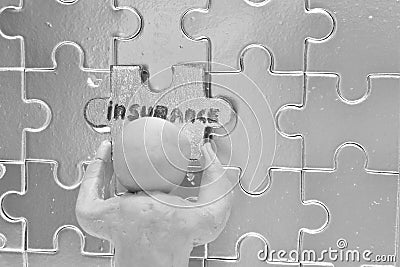 Voluntary insurance.Metaphor. Stock Photo