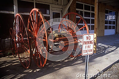 Volunteer Fire Department in Jerome, AZ Editorial Stock Photo