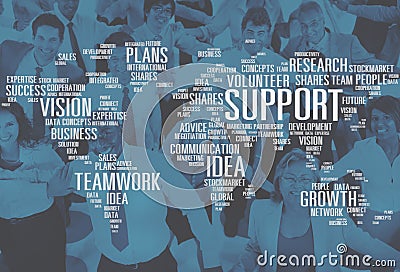 Volunteer Future Expertise Future Ideas Growth Plans Concept Stock Photo