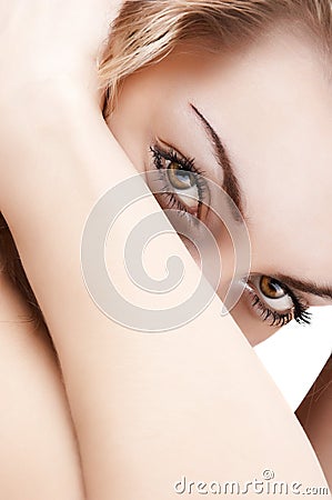 Voluptuous look Stock Photo