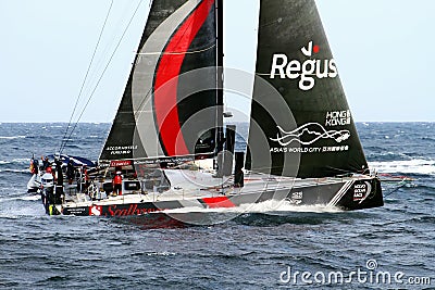 Volvo Ocean Race Team Scallywag Editorial Stock Photo