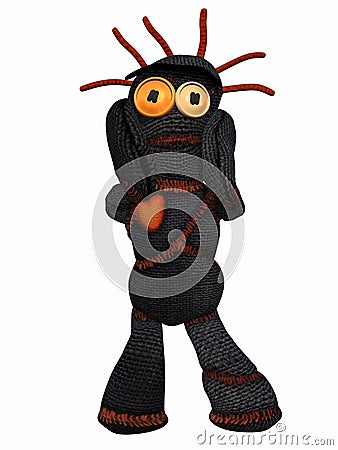 Voodoo Doll Stock Photo