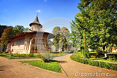 Voronet Monastery Stock Photo
