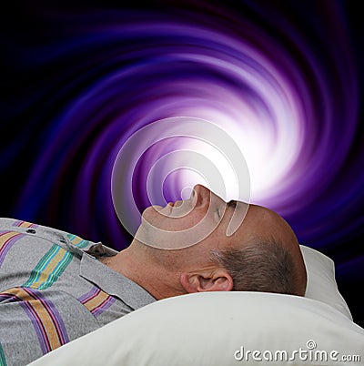 Vortex Meditation Stock Photo