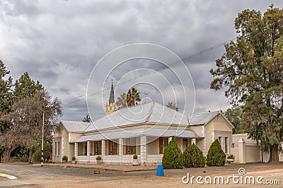 Parsonage of the Dutch Reformed Church in Vosburg Editorial Stock Photo