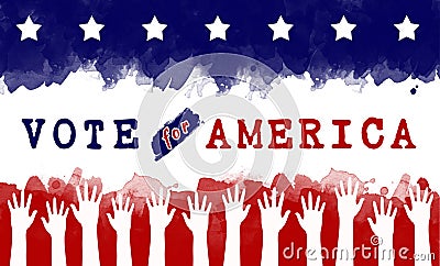 Vote for America Stock Photo