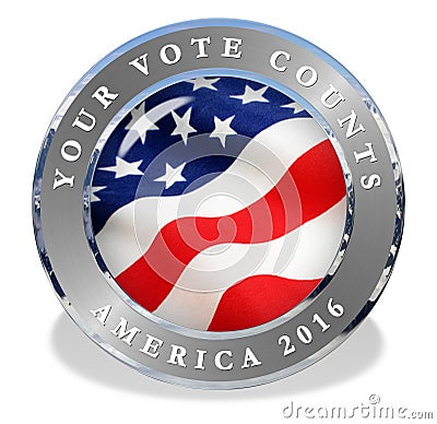 Vote 2016 America Stock Photo