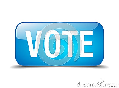 vote button Vector Illustration