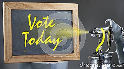 Vote Today. Stock Photo