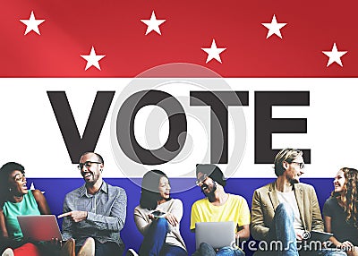 Vote Voting Election Politic Decision Democracy Concept Stock Photo