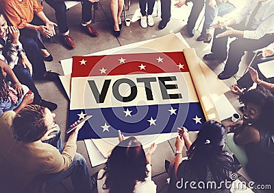 Vote Voting Election Politic Decision Democracy Concept Stock Photo