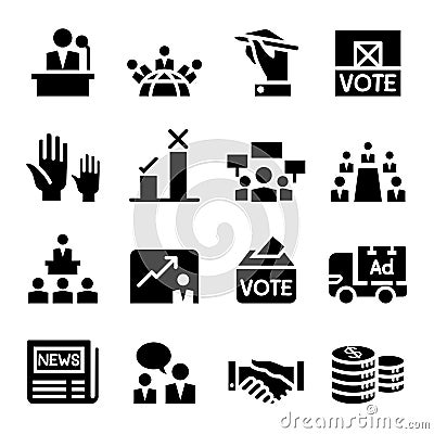 Voting ,Democracy , Election, icon Vector Illustration