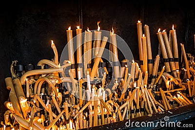 Candles of Hope Stock Photo