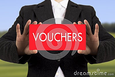 Vouchers Stock Photo