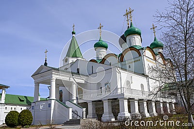 Voznesensky Cathedral in the medieval Voznesensky Pechersky Monastery in Nizhny Novgorod, Russia Stock Photo