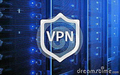 VPN, virtual private network technology, proxy and ssl, cyber security. Stock Photo