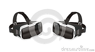 VR goggle Virtual Reality Goggles Vector Vector Illustration