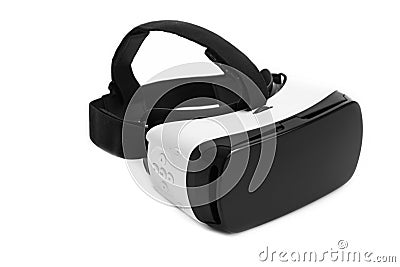 VR virtual reality glasses. Virtual reality goggles, isolated on Stock Photo