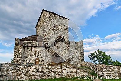 Vrsac Castle formerly known as `Vrsac Tower` is a medieval fortress. Editorial Stock Photo