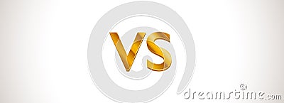VS Versus design concept with empty space Vector Illustration