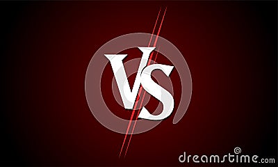 VS versus vector icon for sport match competition Vector Illustration