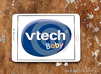 VTech Video Technology company logo Editorial Stock Photo