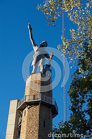 Vulcan Statue Stock Photo