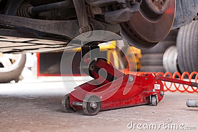 Vulcanization work Stock Photo