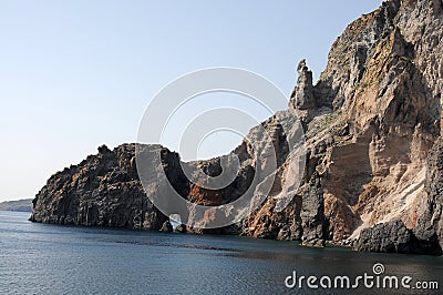 Vulcano Island Stock Photo