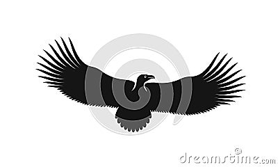 Vulture logo. Isolated vulture on white background Vector Illustration