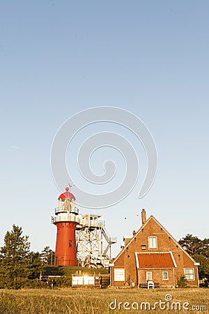 Vuurtoren, Lighthouse Stock Photo