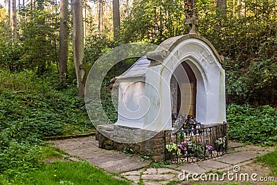 Vyklenkova chapel near Vlasim town, Czech Republ Stock Photo